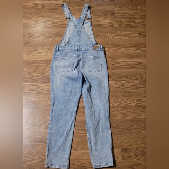 Heavily Distressed Denim Overalls by Garage - Picture 7 of 15